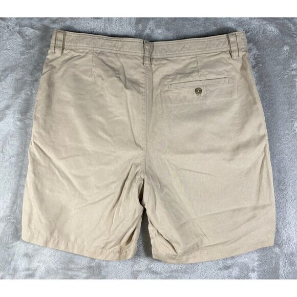 Men's Authentic Original Disney Parks Beige/Khaki Shorts - Size: 36 Mickey Logo - Picture 9 of 15